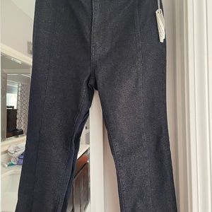Anthropologie gold sparkle High rise jean leggings